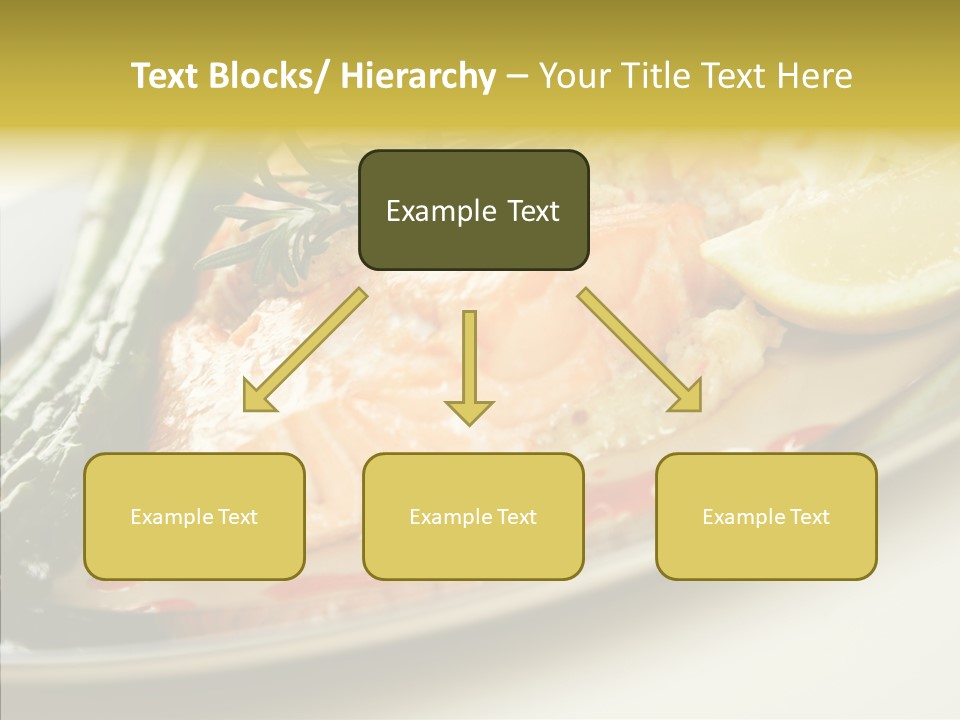 Plate Grilled Asparagus PowerPoint Template