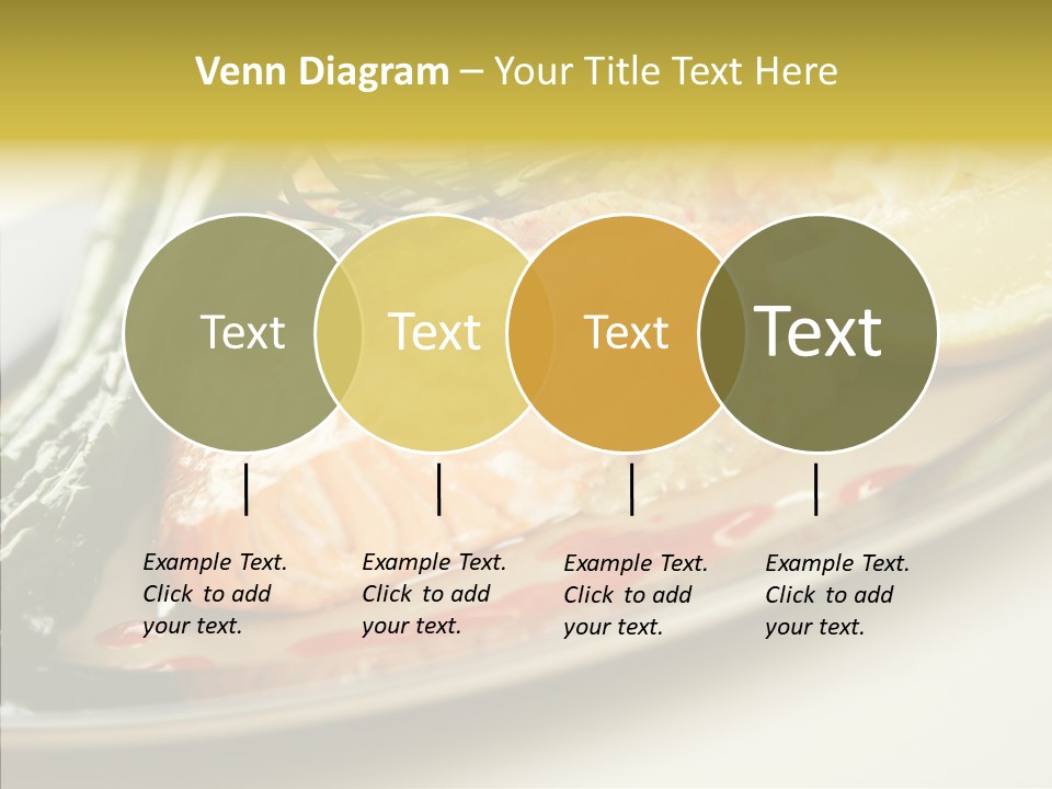 Plate Grilled Asparagus PowerPoint Template
