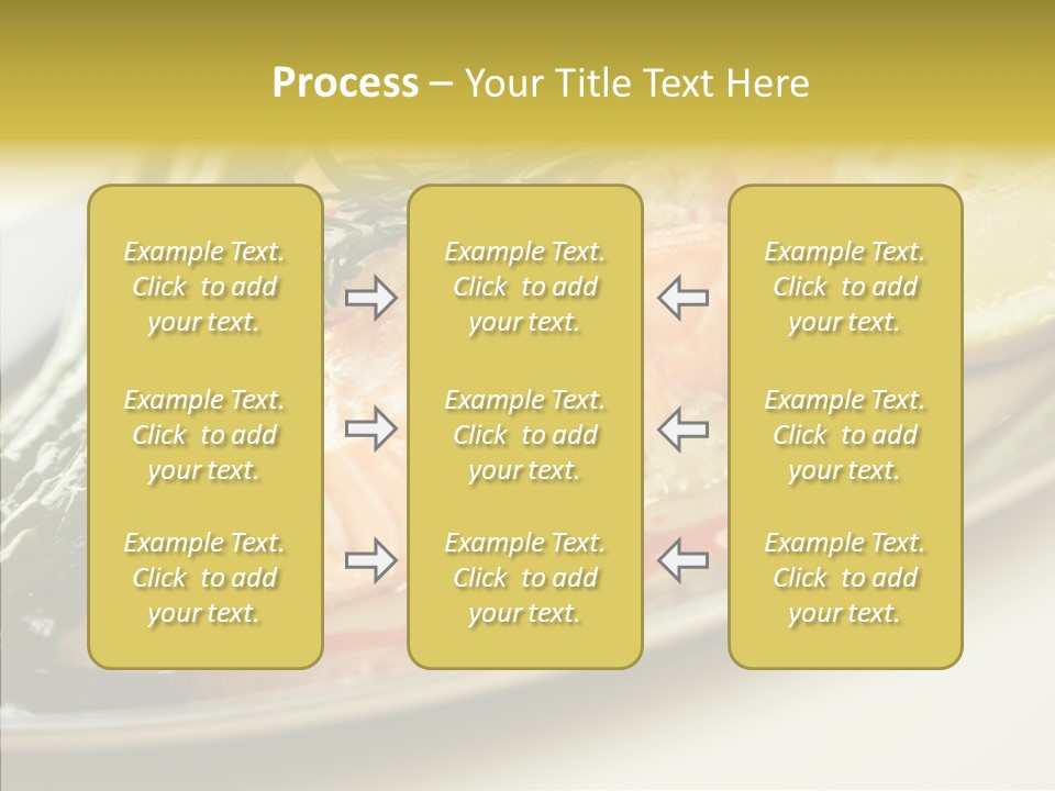 Plate Grilled Asparagus PowerPoint Template