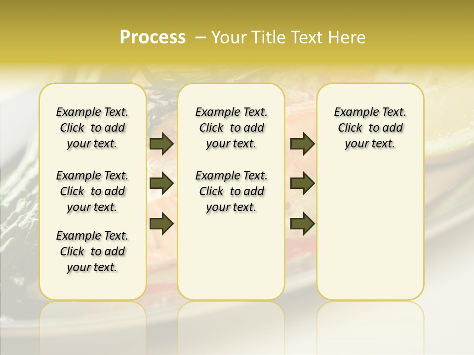 Plate Grilled Asparagus PowerPoint Template