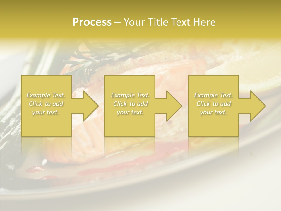 Plate Grilled Asparagus PowerPoint Template