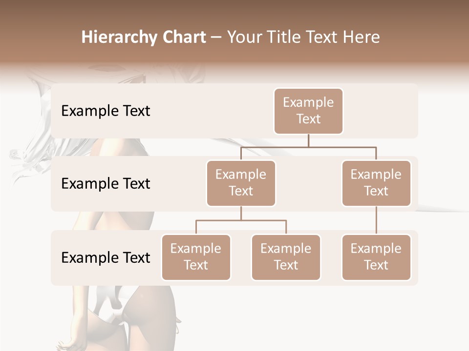 Portrait Young Beautiful PowerPoint Template