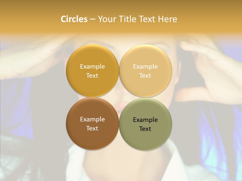 Young Makeup Sensual PowerPoint Template