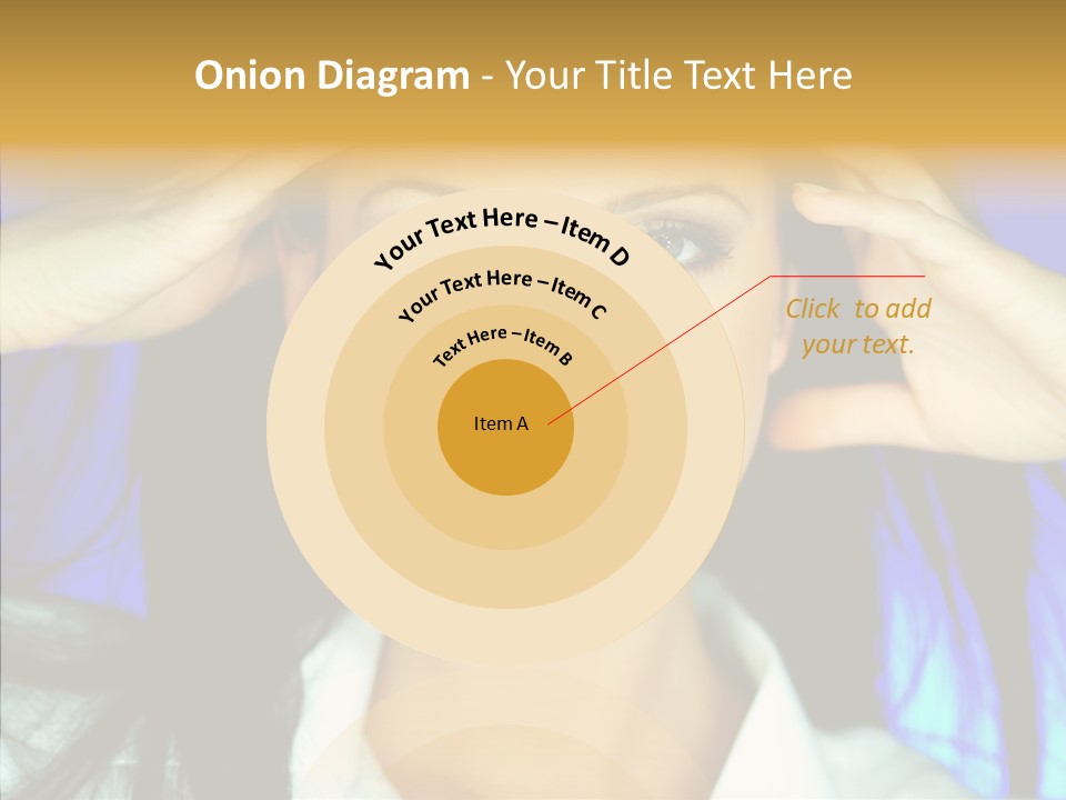 Young Makeup Sensual PowerPoint Template