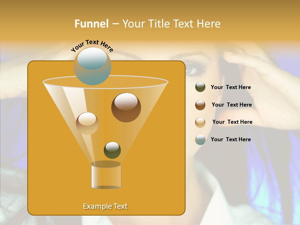 Young Makeup Sensual PowerPoint Template