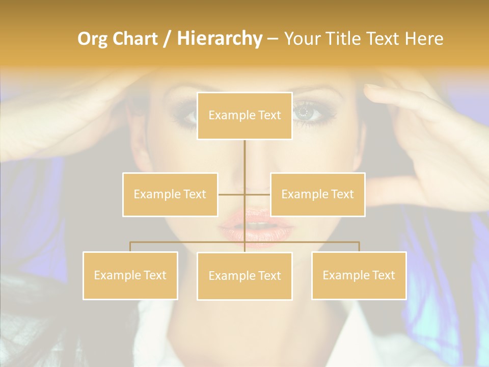 Young Makeup Sensual PowerPoint Template