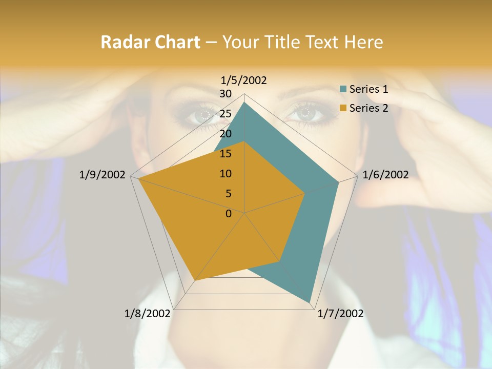 Young Makeup Sensual PowerPoint Template