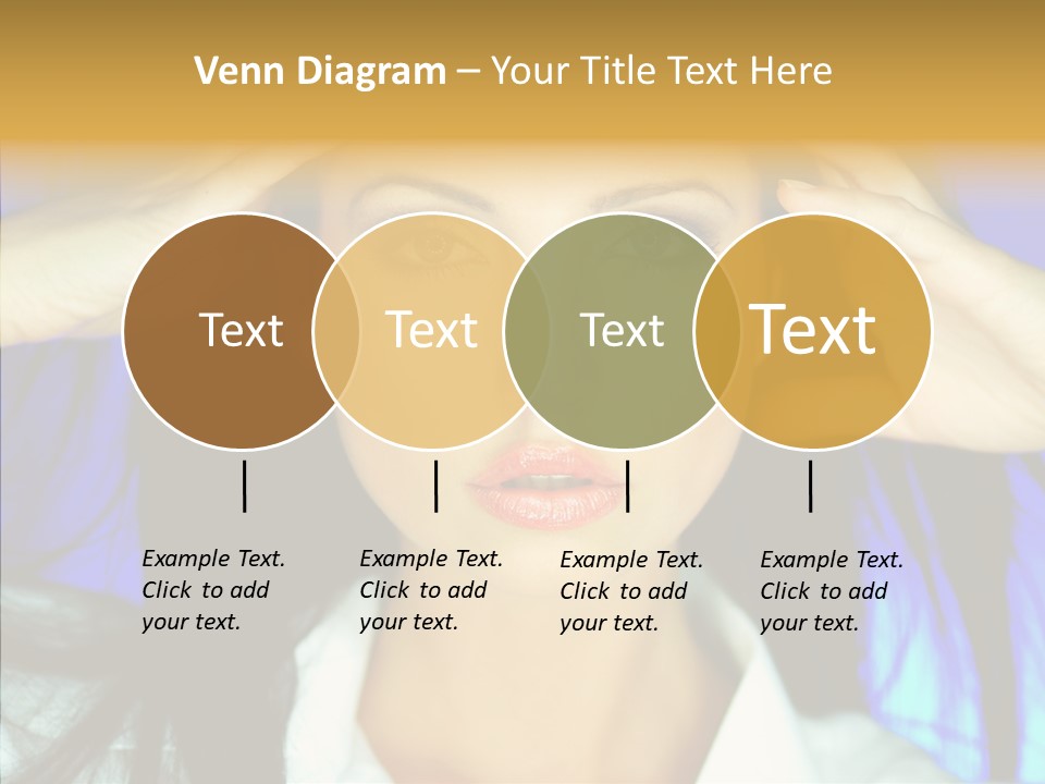 Young Makeup Sensual PowerPoint Template