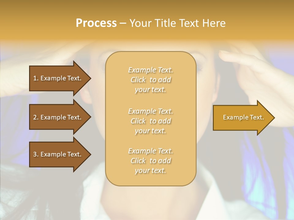 Young Makeup Sensual PowerPoint Template