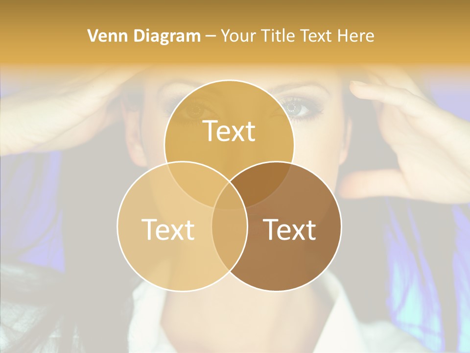 Young Makeup Sensual PowerPoint Template