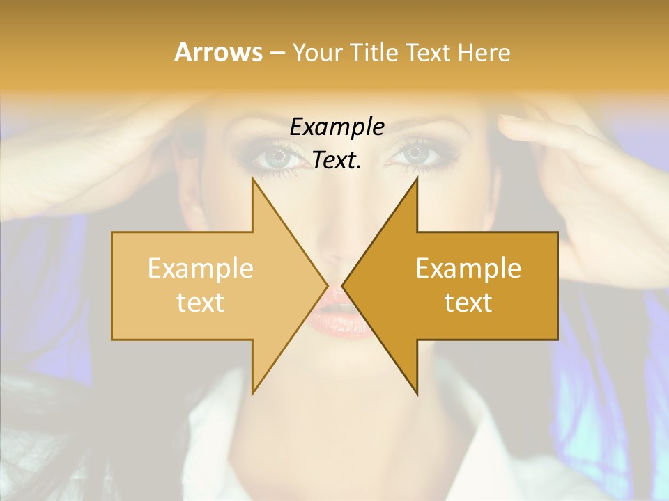 Young Makeup Sensual PowerPoint Template