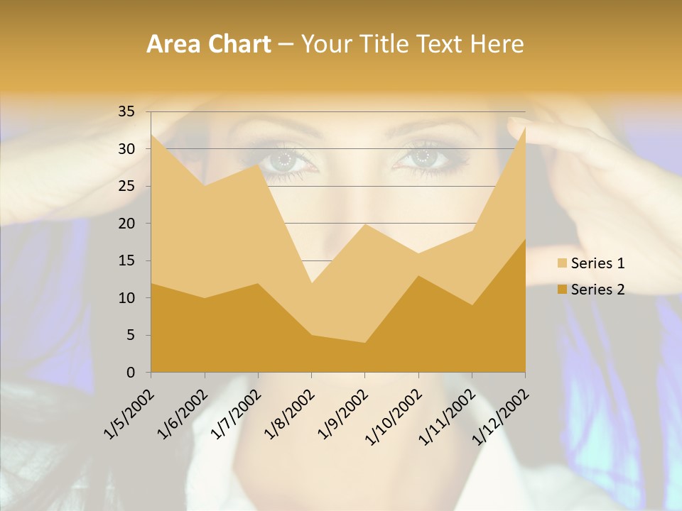 Young Makeup Sensual PowerPoint Template