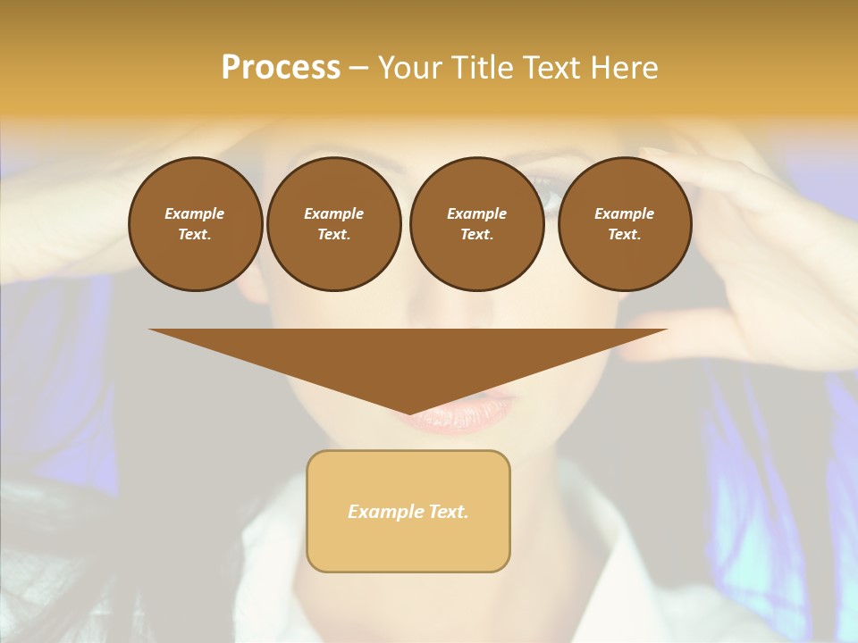 Young Makeup Sensual PowerPoint Template