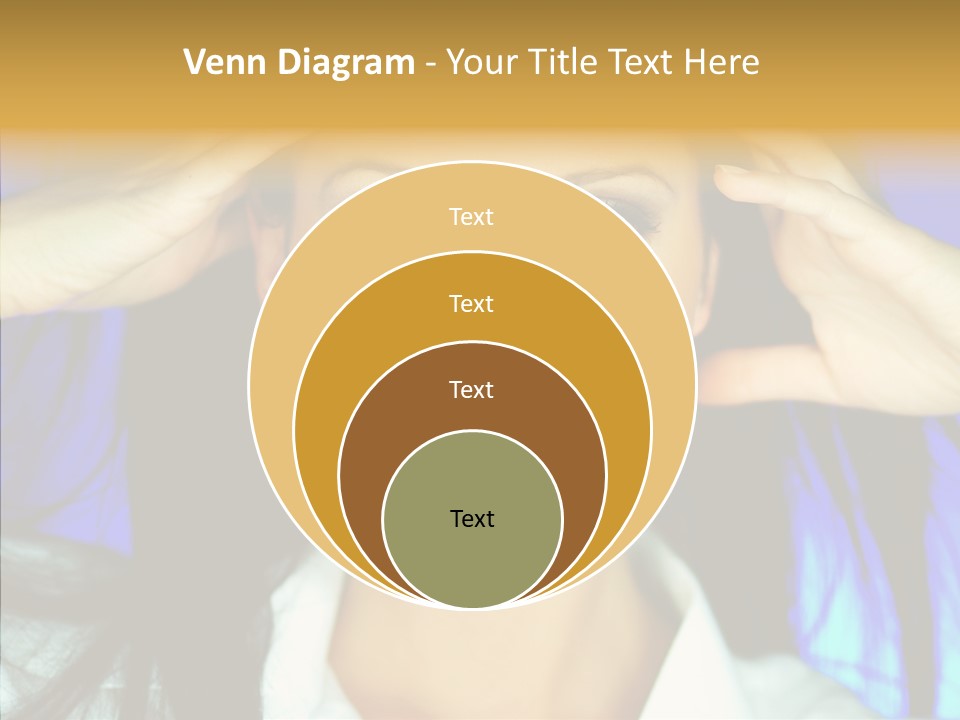 Young Makeup Sensual PowerPoint Template
