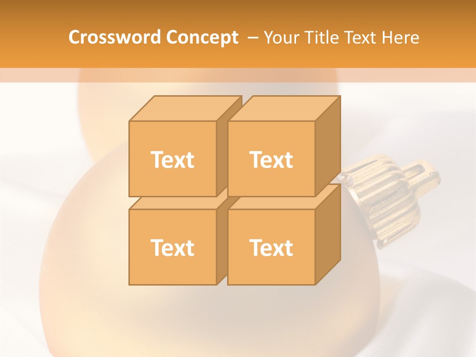 Ball Winter Star PowerPoint Template