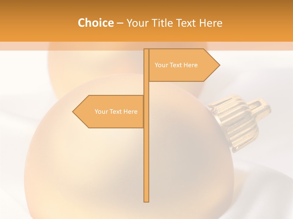 Ball Winter Star PowerPoint Template