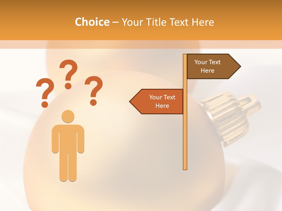 Ball Winter Star PowerPoint Template