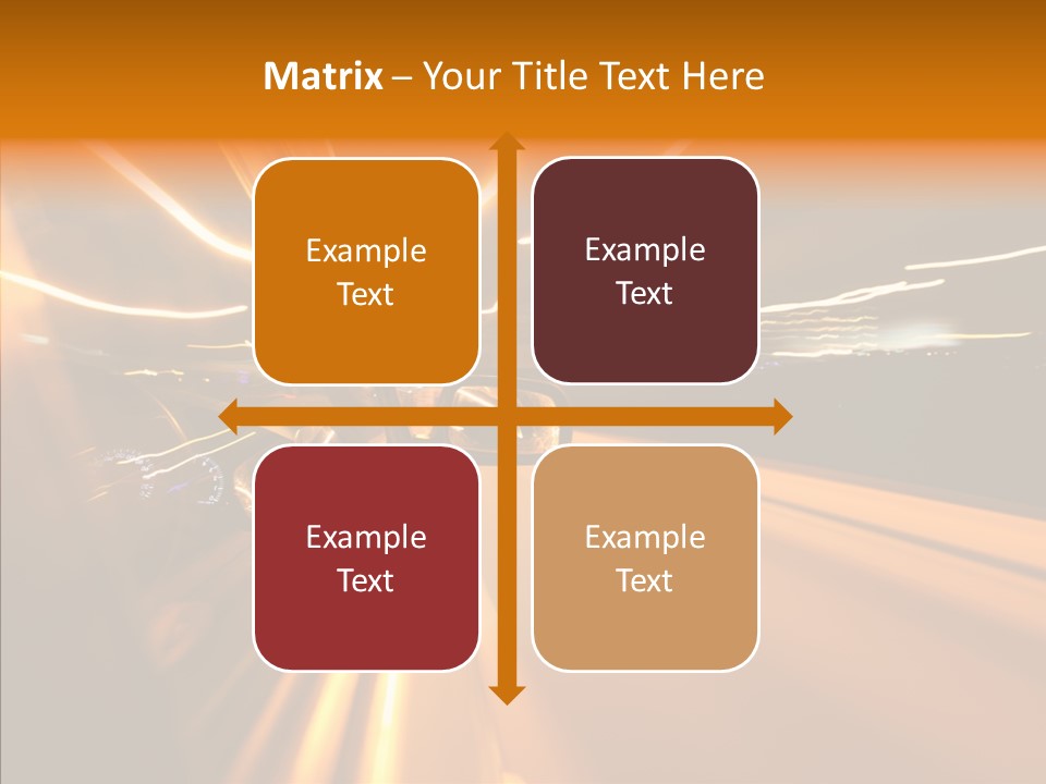 Transportation Road Drive PowerPoint Template