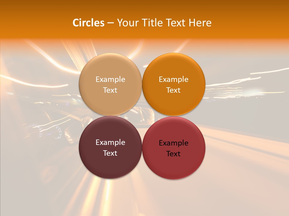 Transportation Road Drive PowerPoint Template