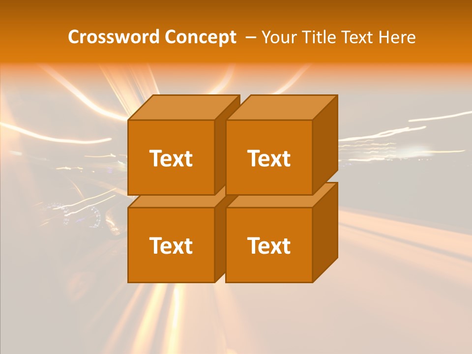 Transportation Road Drive PowerPoint Template