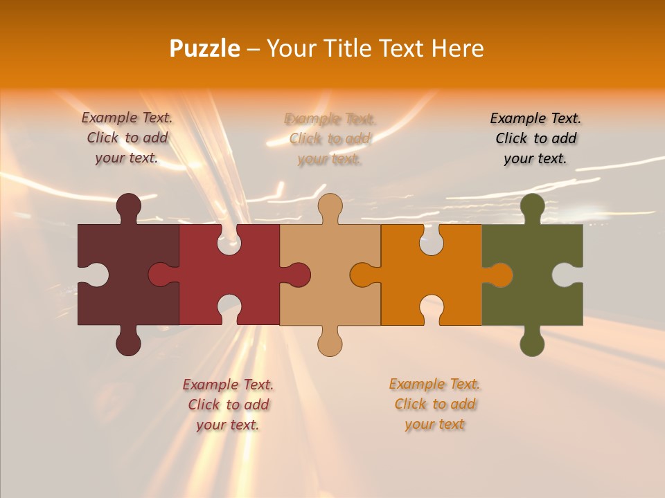 Transportation Road Drive PowerPoint Template