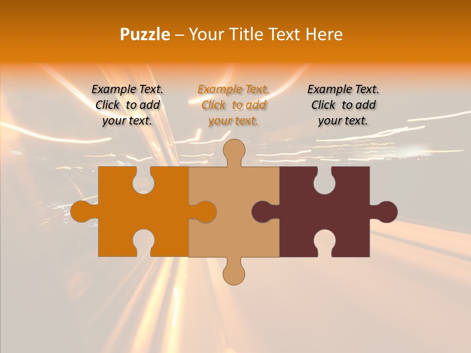 Transportation Road Drive PowerPoint Template