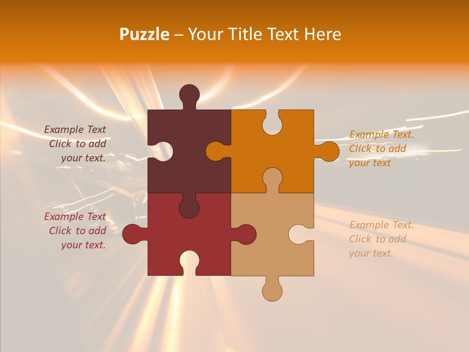 Transportation Road Drive PowerPoint Template