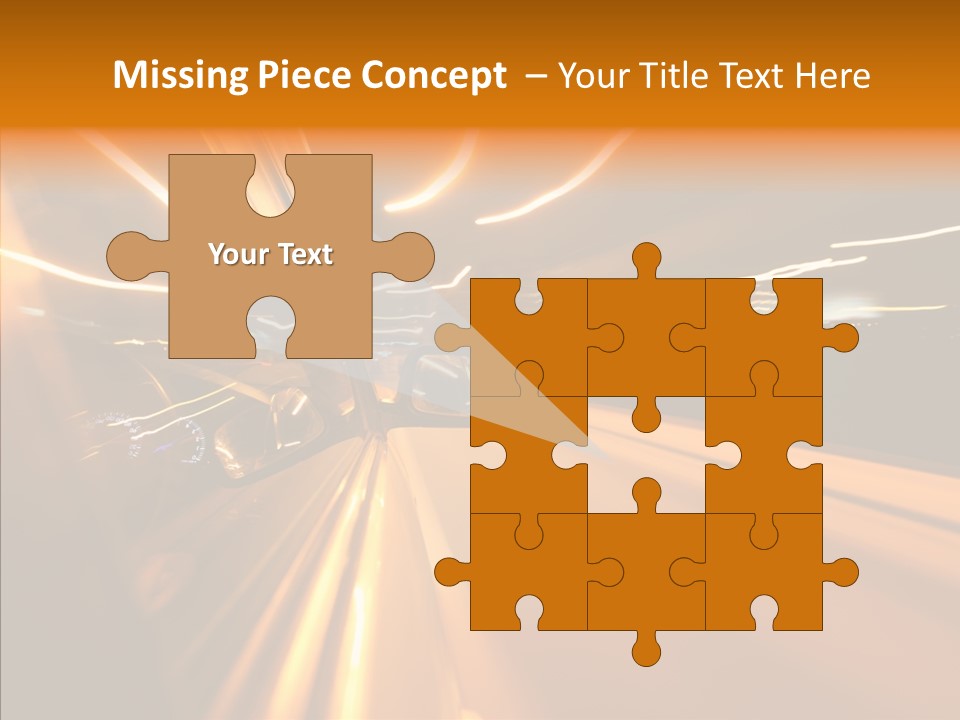 Transportation Road Drive PowerPoint Template