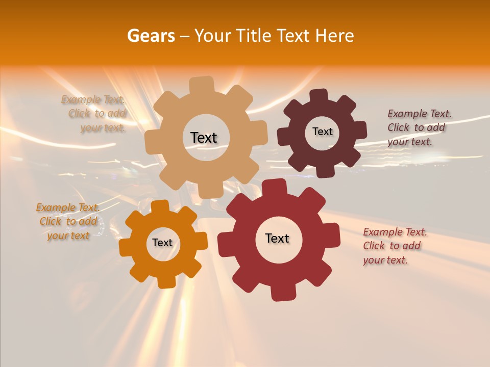 Transportation Road Drive PowerPoint Template