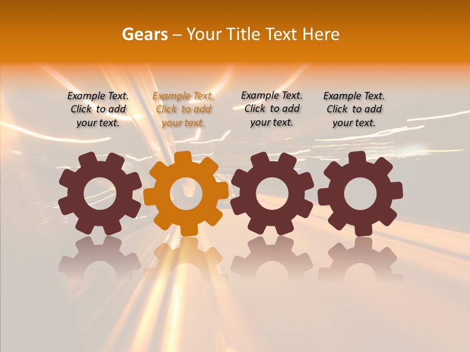 Transportation Road Drive PowerPoint Template