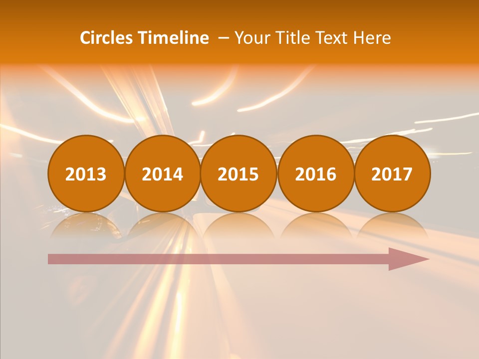 Transportation Road Drive PowerPoint Template