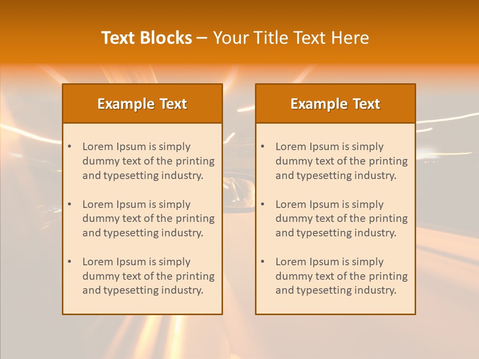 Transportation Road Drive PowerPoint Template