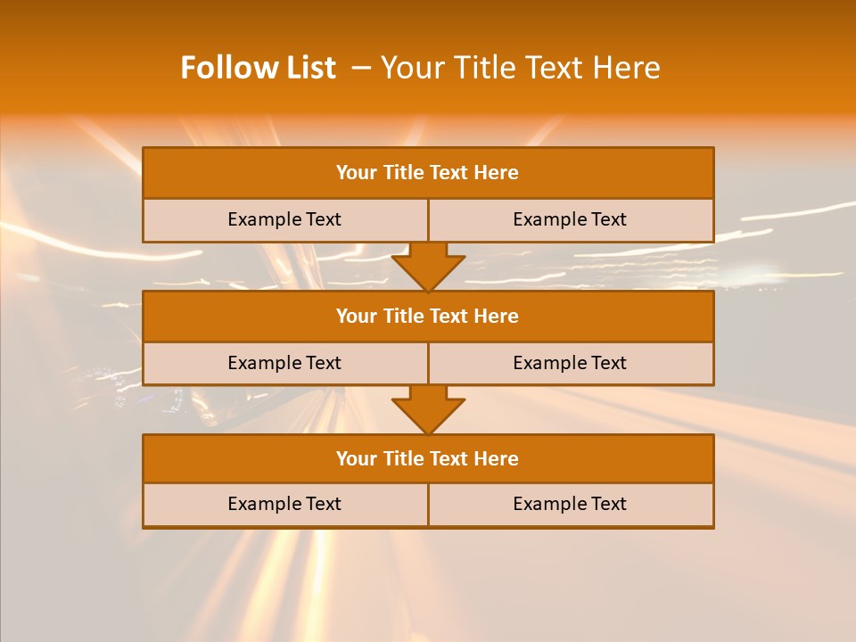 Transportation Road Drive PowerPoint Template