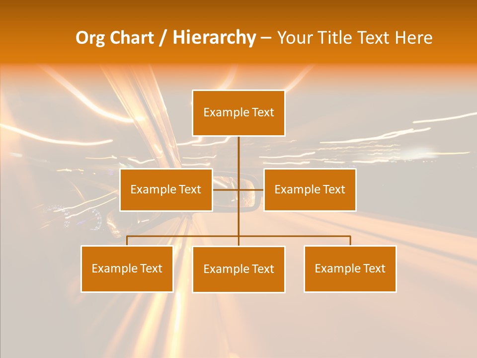 Transportation Road Drive PowerPoint Template