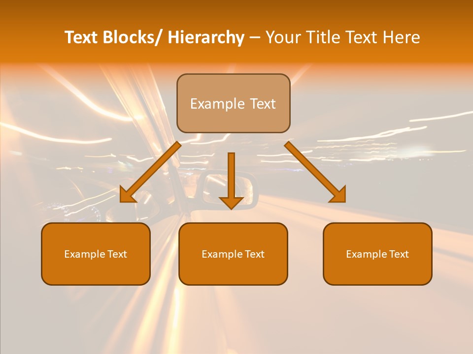 Transportation Road Drive PowerPoint Template