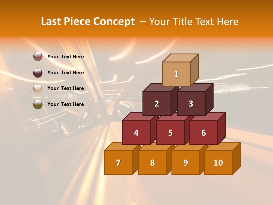 Transportation Road Drive PowerPoint Template