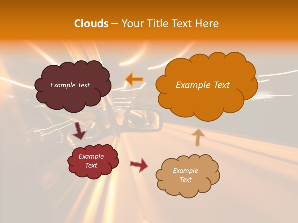 Transportation Road Drive PowerPoint Template