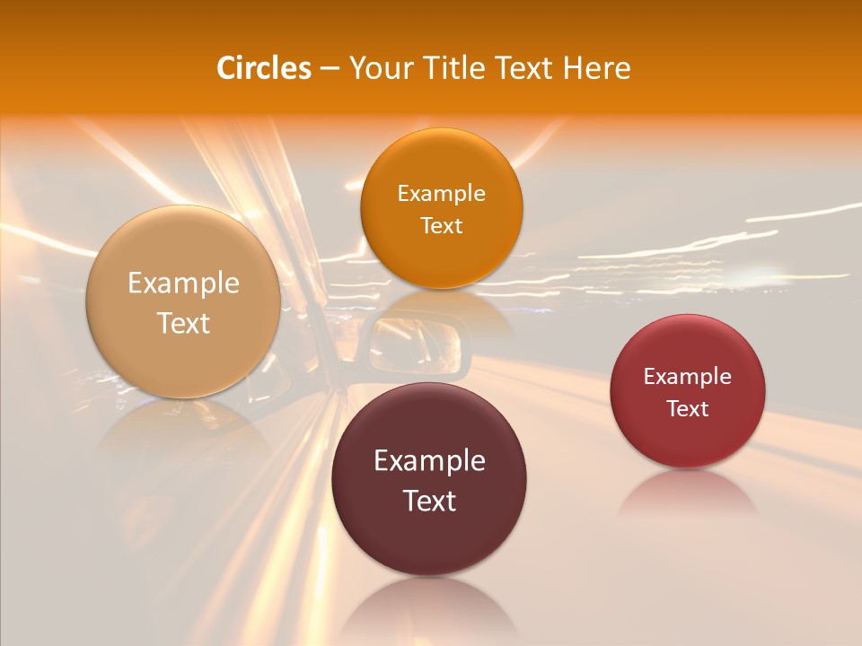 Transportation Road Drive PowerPoint Template