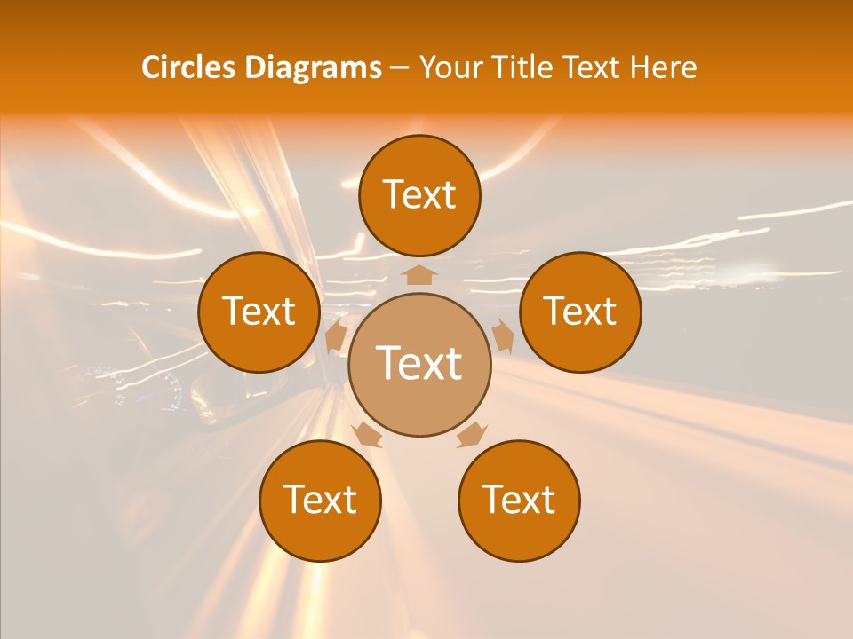 Transportation Road Drive PowerPoint Template