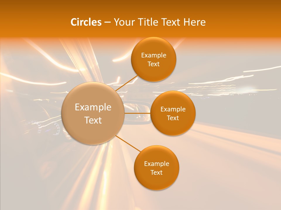 Transportation Road Drive PowerPoint Template