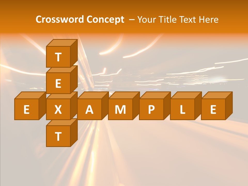 Transportation Road Drive PowerPoint Template
