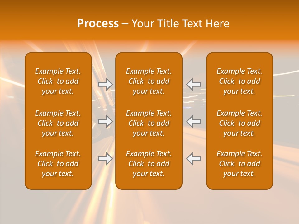 Transportation Road Drive PowerPoint Template