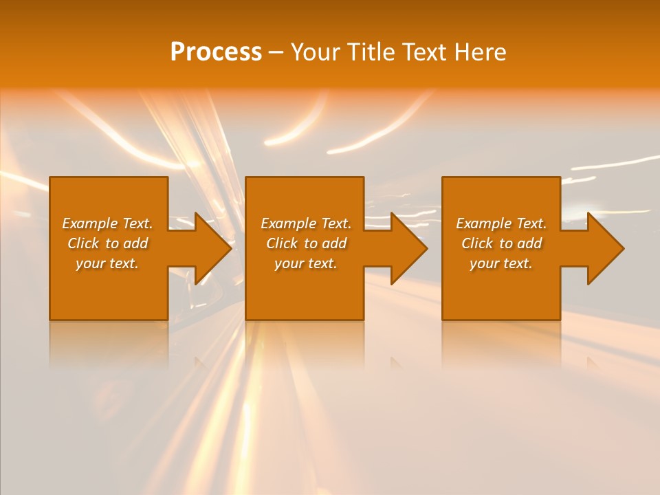 Transportation Road Drive PowerPoint Template