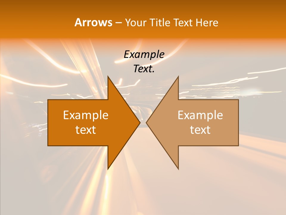 Transportation Road Drive PowerPoint Template