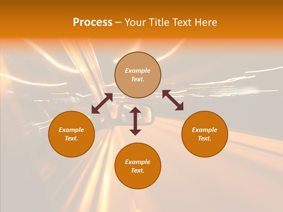 Transportation Road Drive PowerPoint Template
