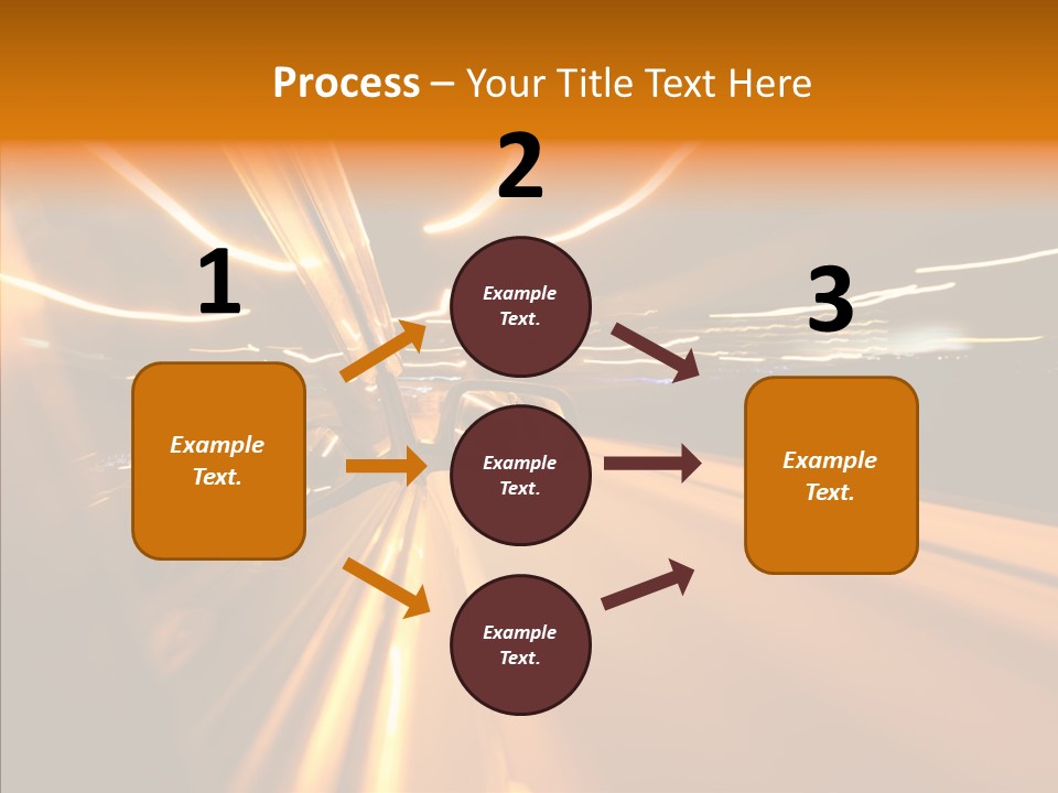 Transportation Road Drive PowerPoint Template