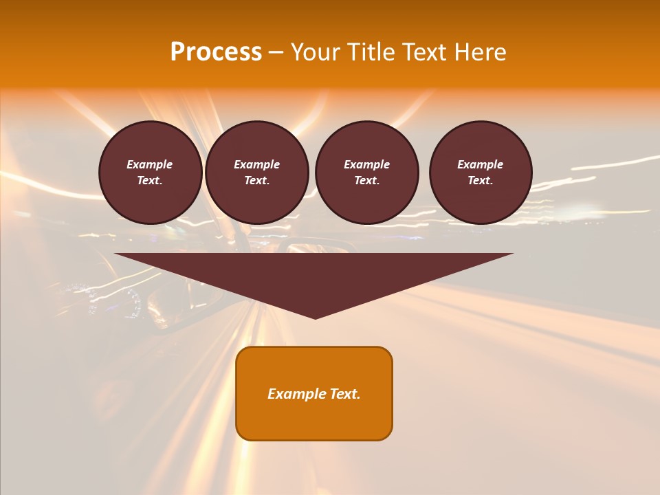 Transportation Road Drive PowerPoint Template