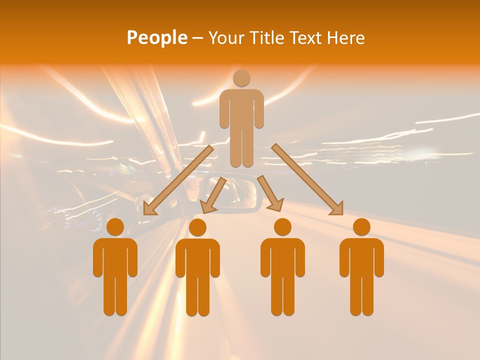 Transportation Road Drive PowerPoint Template