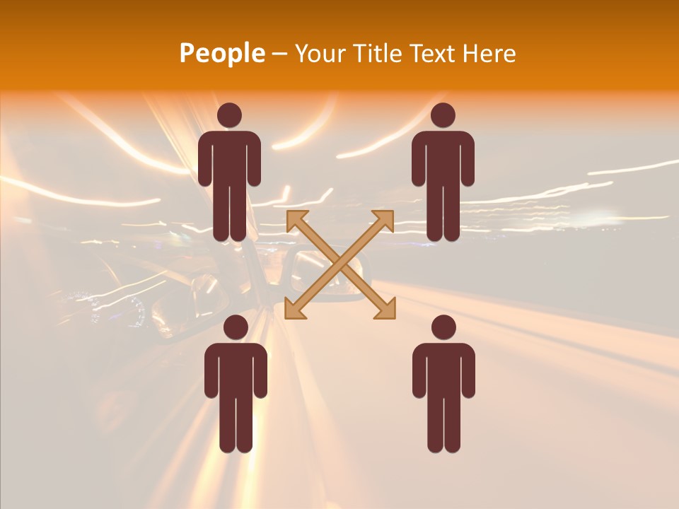 Transportation Road Drive PowerPoint Template