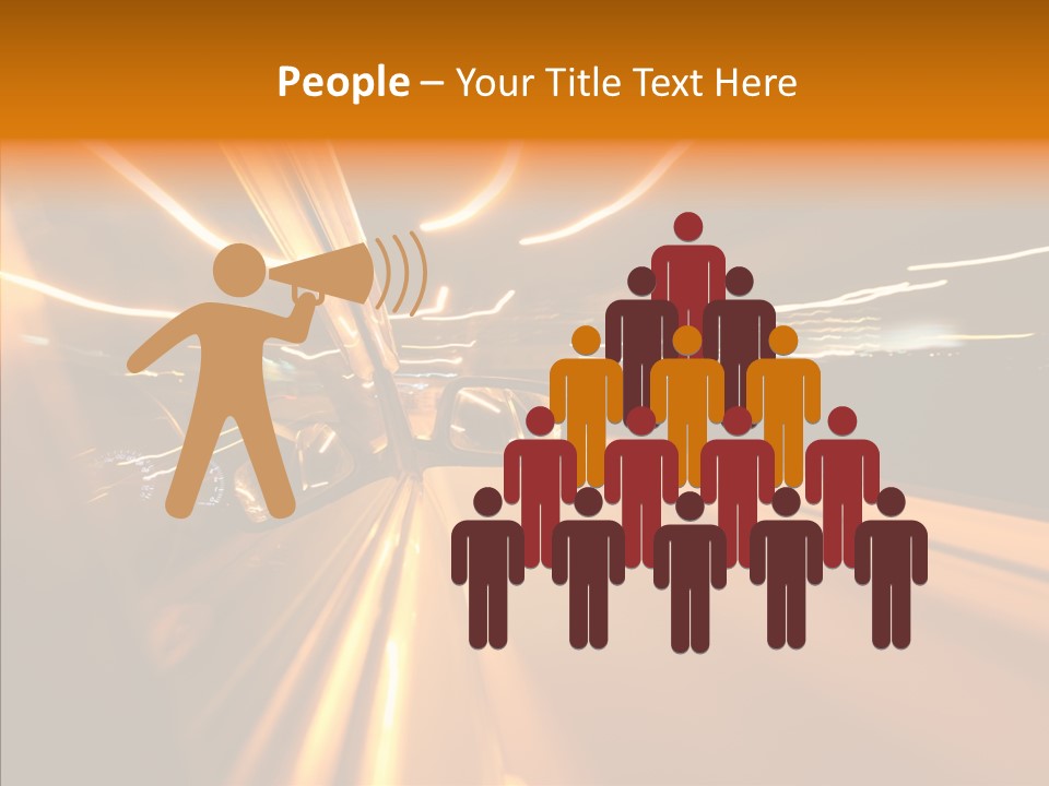 Transportation Road Drive PowerPoint Template